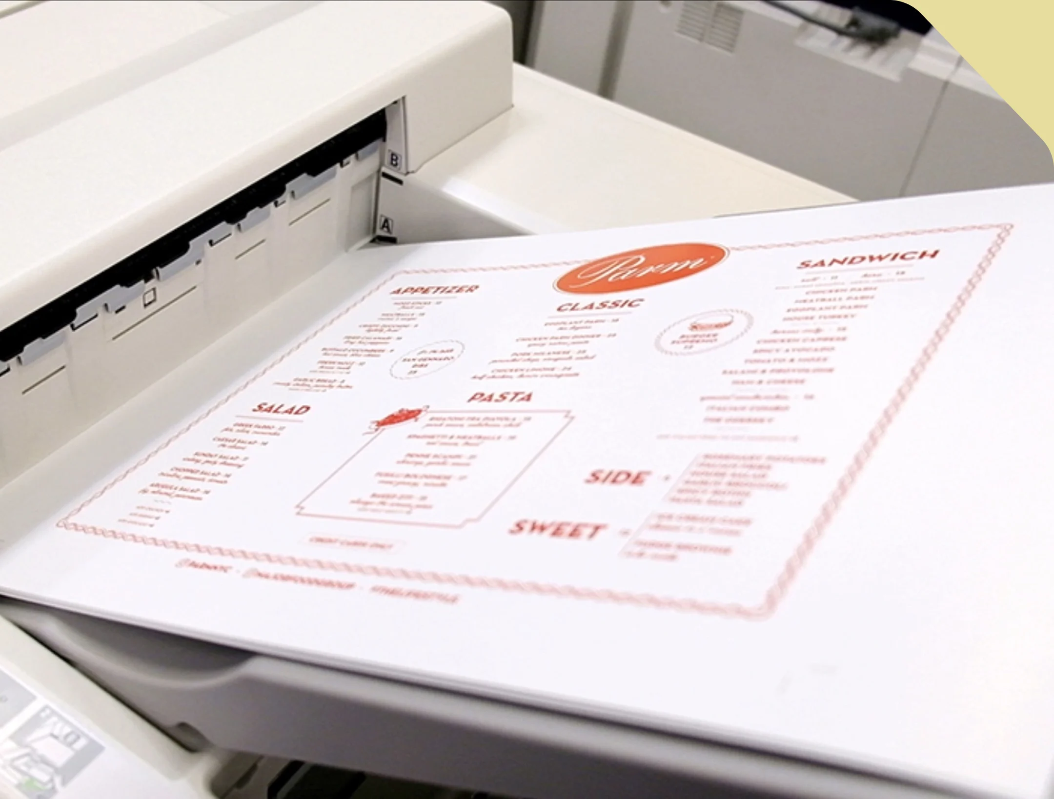 Custom Menu Printing for Businesses in NYC